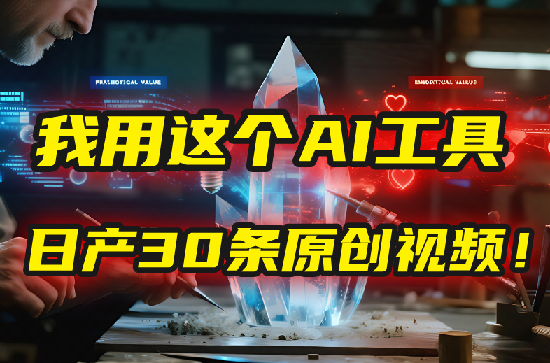 别再真人出镜了！我用这个AI工具，1张照片就能日产30条原创视频！-靠谱项目库