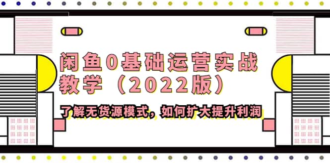 闲鱼0基础运营实战教学（2022版）了解无货源模式，如何扩大提升利润-靠谱项目库