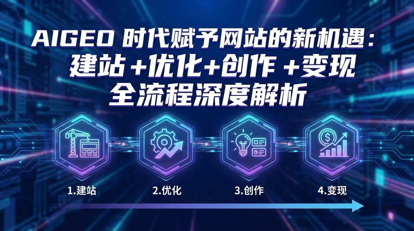 AIGEO+时代赋予网站的新机遇：建站+优化+创作+变现+全流程深度解析-靠谱项目库
