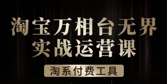 沧海·淘系万相台无界实战运营课，万相台无界实操全案例解析-靠谱项目库