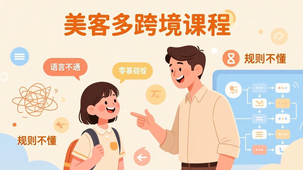 （17503期）怕语言不通、怕不懂规则？零基础小白也能做的美客多跨境课，手把手带你美客多开店稳赚-靠谱项目库