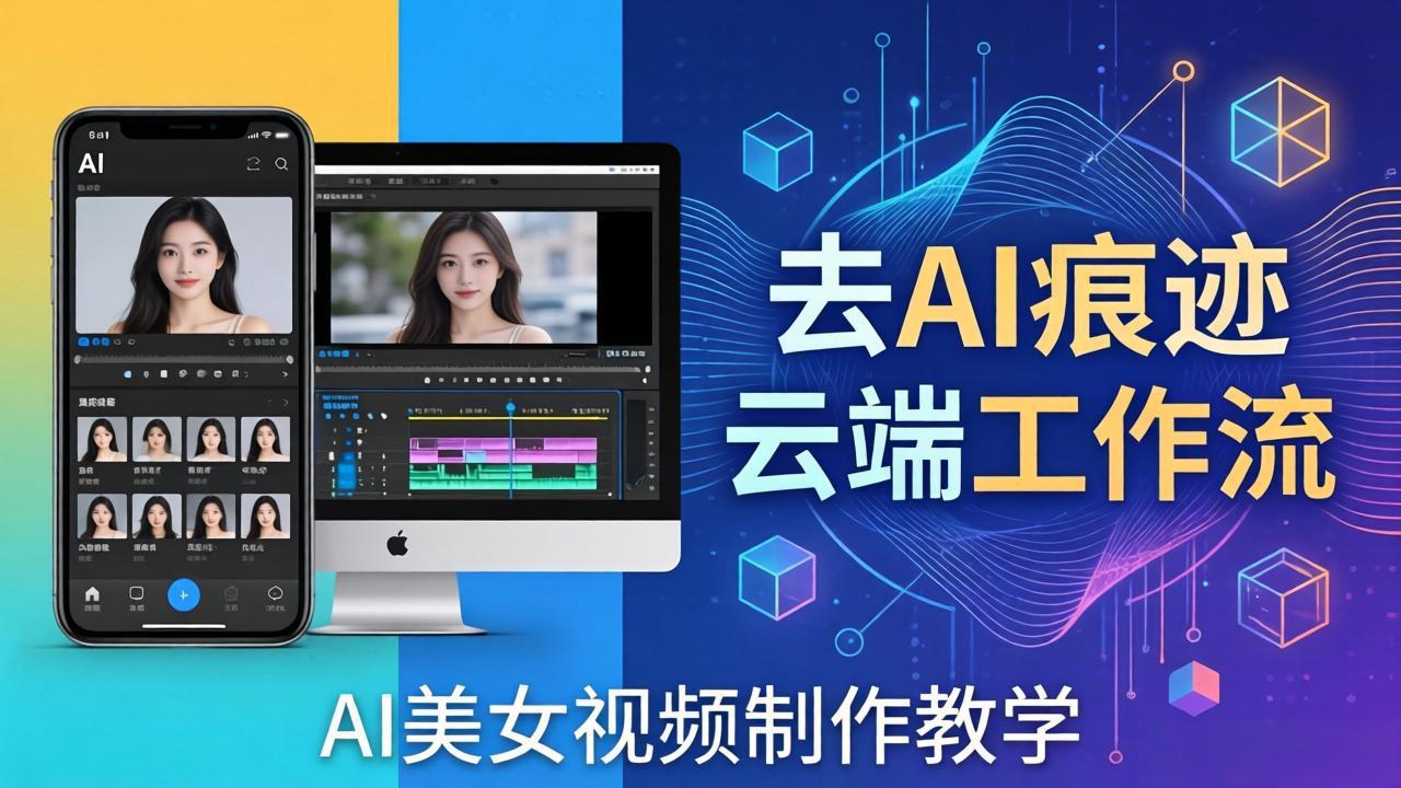 （17928期）AI美女视频制作教学：去AI痕迹，云端工作流出图，手机电脑均可，不需要配置-靠谱项目库
