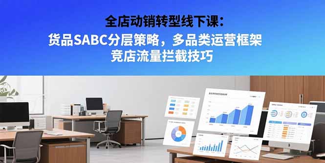 （15419期）全店动销转型线下课：货品SABC分层策略，多品类运营框架 竞店流量拦截技巧-靠谱项目库