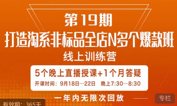 钟辰·拼多多单品爆款班，一个拼多多超级爆款养一个团队-靠谱项目库