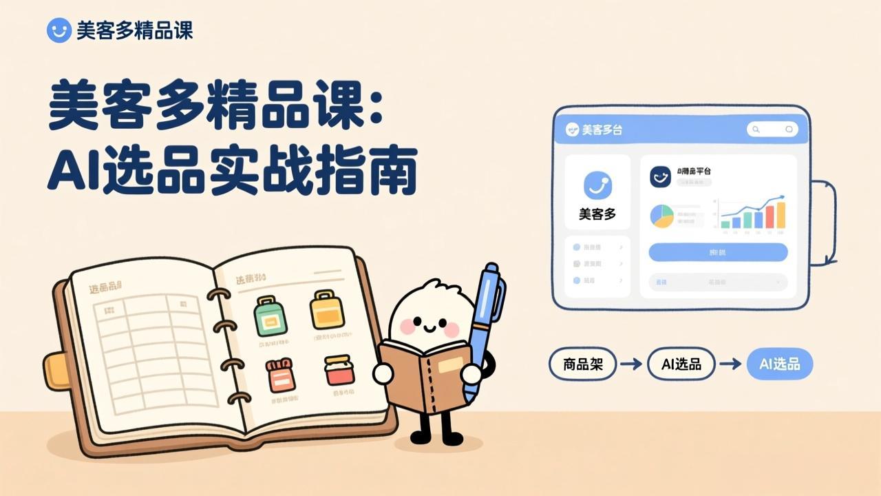 （17292期）AI+美客多精品课，工具实操、数据选品、AI优化，新手也能快速上手，月入5000+美元-靠谱项目库