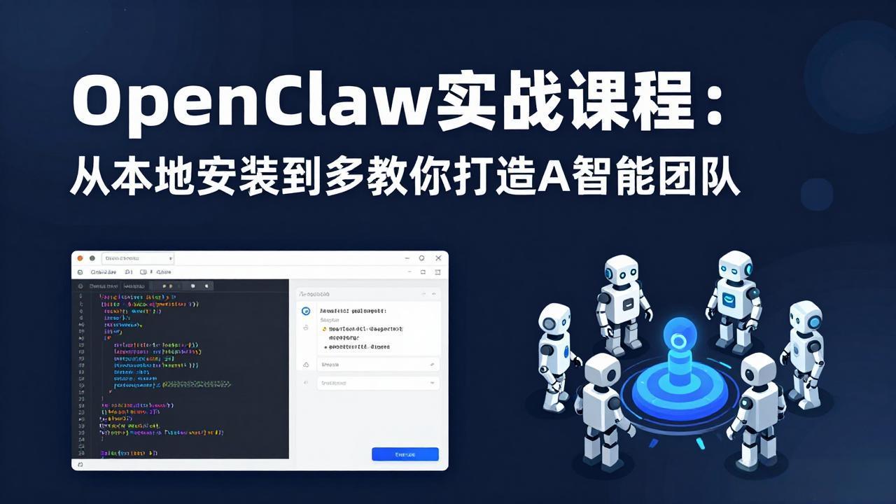 （17883期）OpenClaw实战课程：从本地安装到多Agent协同，手把手教你打造AI智能团队-靠谱项目库