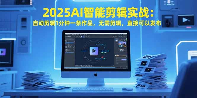 （15504期）2025AI智能剪辑实战：自动剪辑1分钟一条作品，无需剪辑，直接可以发布-靠谱项目库