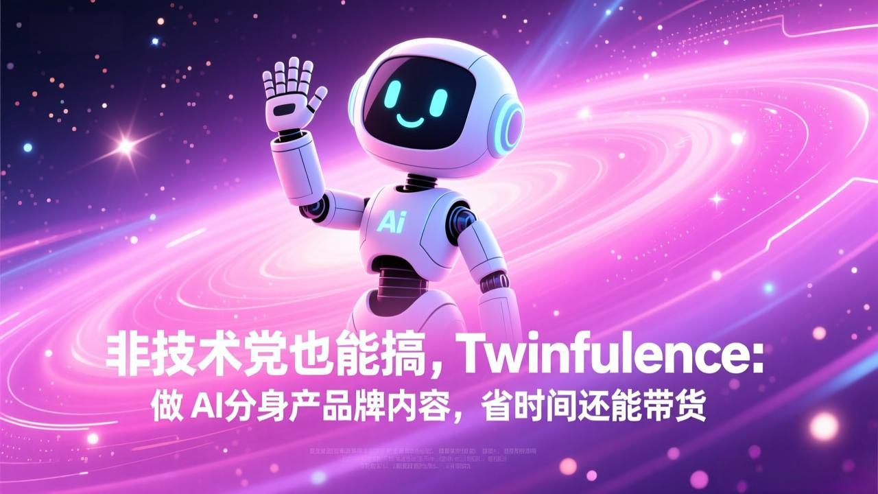 （17381期）非技术党也能搞!Twinfluence:做 AI 分身产品牌内容,省时间还能带货-靠谱项目库