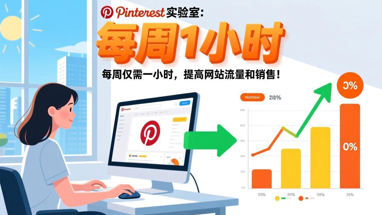 （17505期）Pinterest实验室：每周仅需一小时，提高网站流量和销售！-靠谱项目库