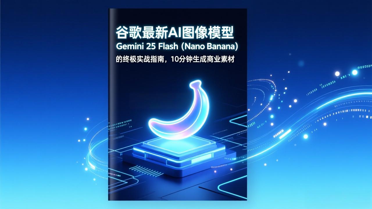 （17111期）谷歌最新AI图像模型Gemini 2.5 Flash（Nano Banana）的终极实战指南，10分钟生成商业素材-靠谱项目库