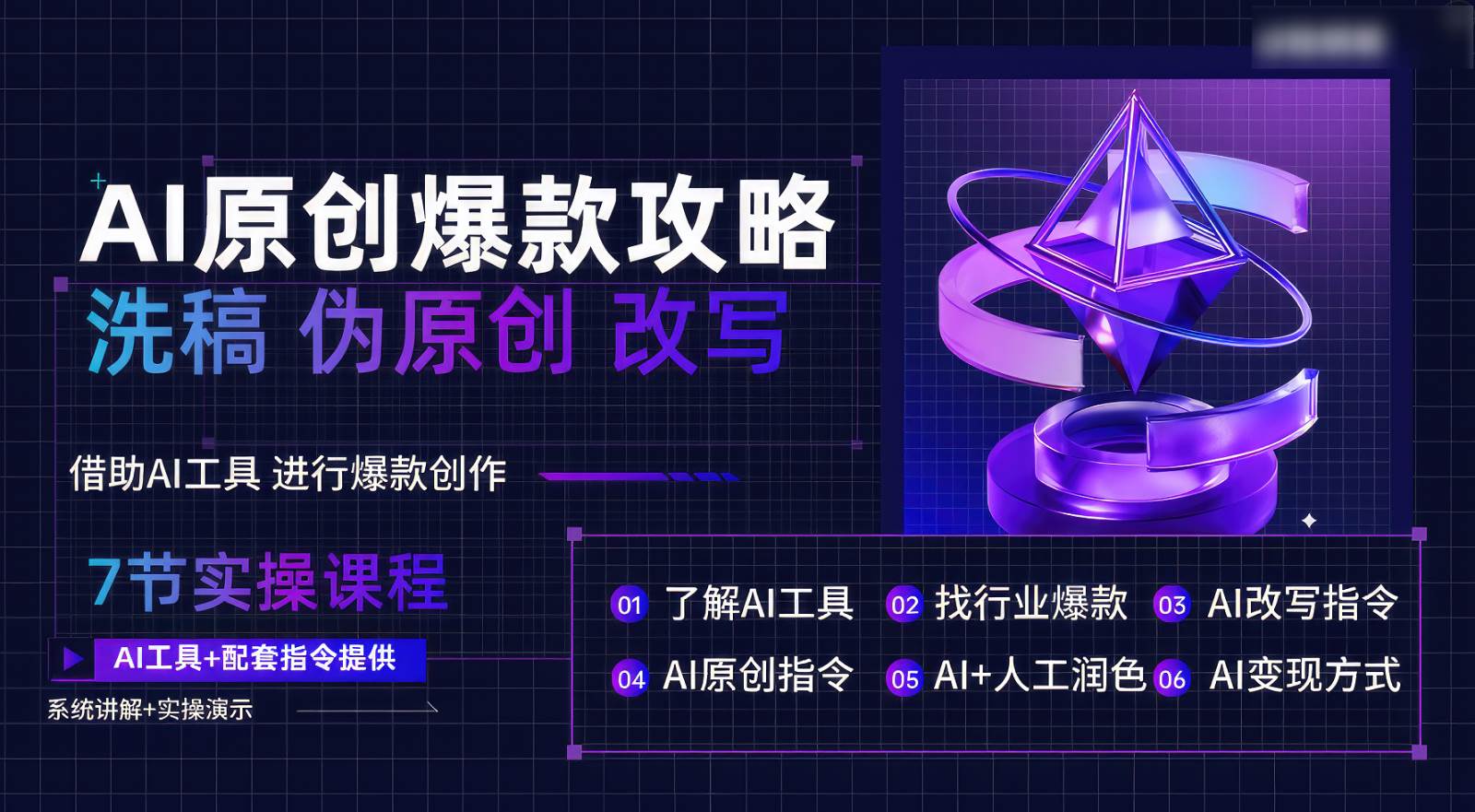 AI原创爆款攻略，洗稿改写伪原创必备，轻松创作10万+爆款文案-靠谱项目库