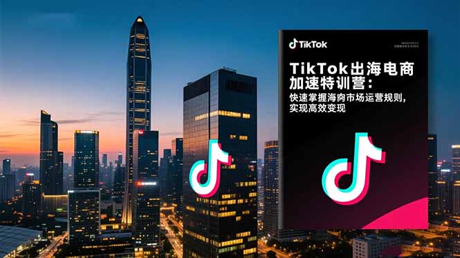 （16535期）TikTok出海电商加速特训营：快速掌握海外市场运营规则，实现高效变现-靠谱项目库