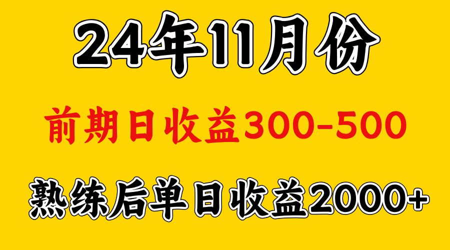 轻资产项目，前期日收益500左右，后期日收益1500-2000左右，多劳多得-靠谱项目库