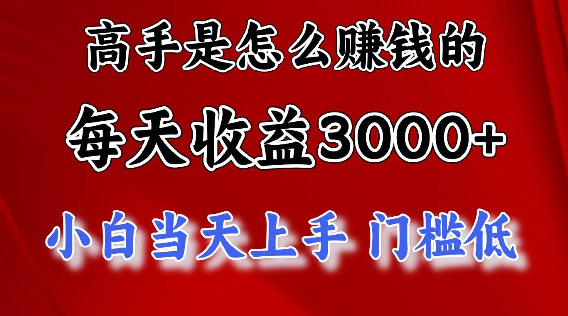 （12144期）1天收益3000+，月收益10万以上，24年8月份爆火项目-靠谱项目库