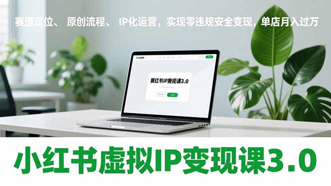 （17029期）小红书虚拟IP变现课3.0，赛道定位、原创流程、IP化运营，实现零违规安全变现，单店月入过万-靠谱项目库