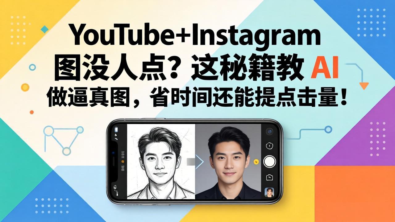 （17911期）YouTube+Instagram 图没人点？这秘籍教 AI 做逼真图，省时间还能提点击量-靠谱项目库