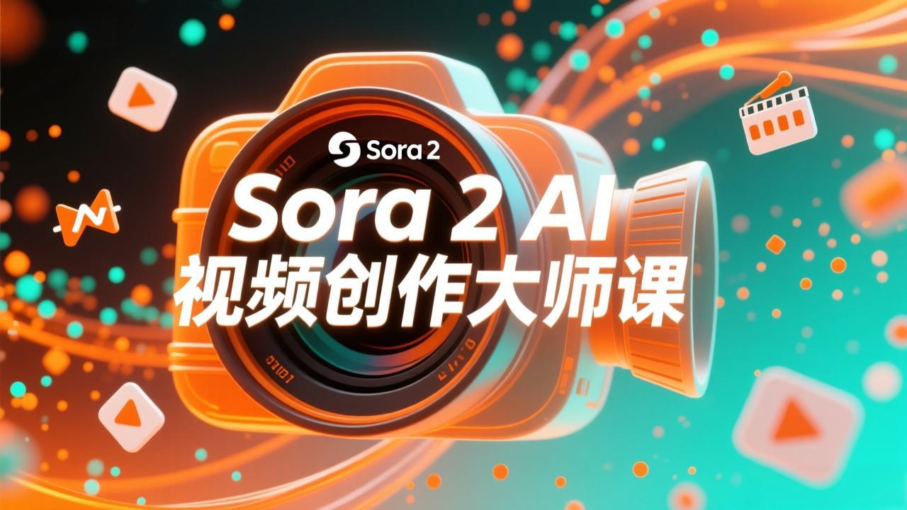 （17081期）如何利用Sora 2创建流行AI人工智能视频大师班教程：掌握创作全流程，产出百万播放内容-靠谱项目库