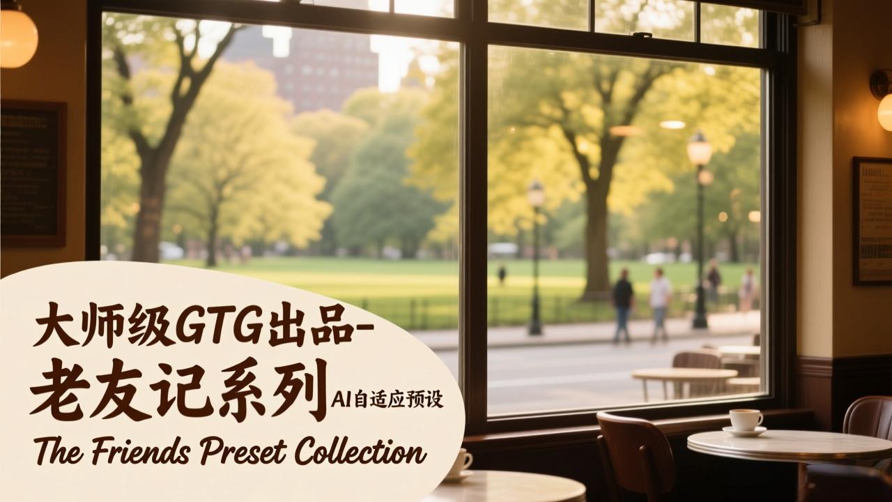 （17403期）大师级GTG出品-老友记系列AI自适应预设The Friends Preset Collection-靠谱项目库