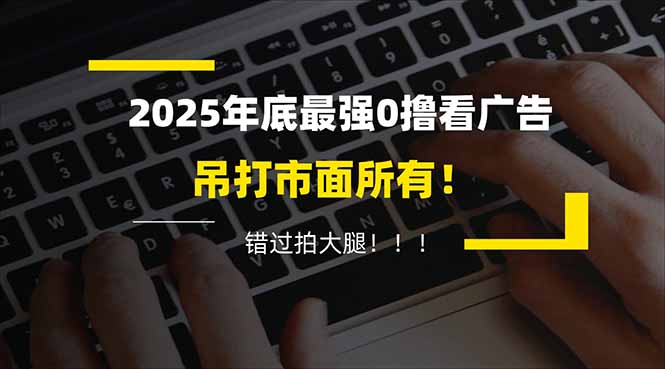 （16848期）懒人福利！每天 20 分钟刷广告，动动手指轻松赚 100+，碎片时间就能做！-靠谱项目库
