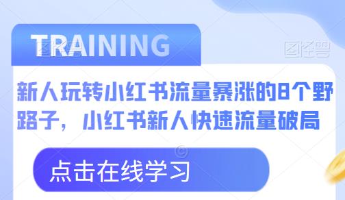 新人玩转小红书流量暴涨的8个野路子，小红书新人快速流量破局-靠谱项目库
