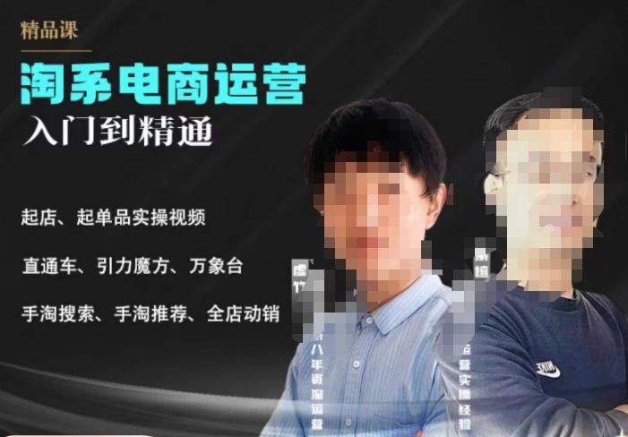 2023手淘搜索实操课+体系化课程，​起店起单品实操视频课程-靠谱项目库