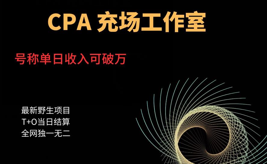 cpa充场工作室，号称单日收入10000+（揭秘）-靠谱项目库