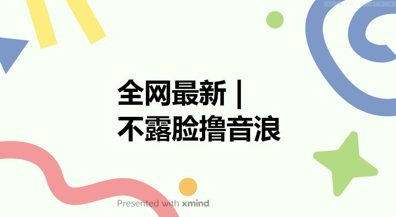 全网最新不露脸撸音浪，跑通自动化成交闭环，实现出单+收徒收益最大化【揭秘】-靠谱项目库
