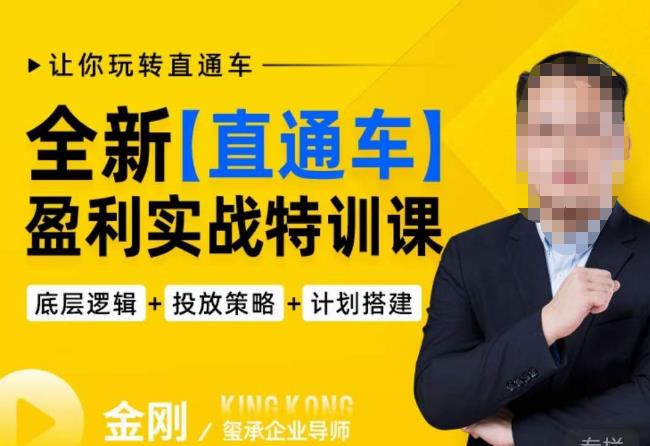 玺承·全新直通车盈利实战特训课，从​底层逻辑详细拆解，从底层，策略到搭建，让你玩转直通车-靠谱项目库