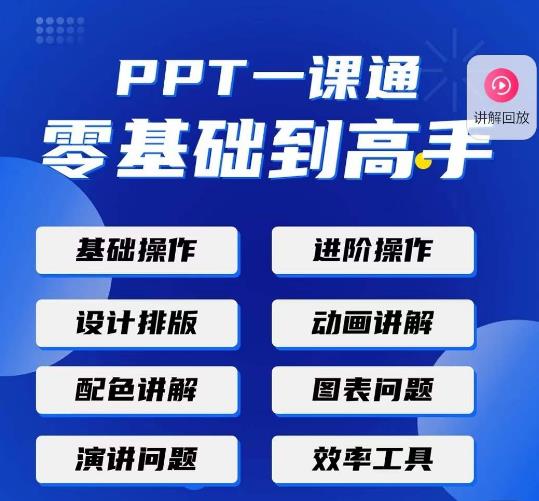 PPT·一课通·0基础到高手：通俗易懂快速掌握PPT的各种应用场合-靠谱项目库