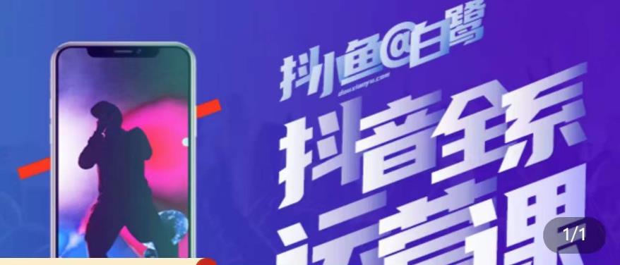 白鹭·主播内训营，运营主播话术起号进阶能力提升-靠谱项目库