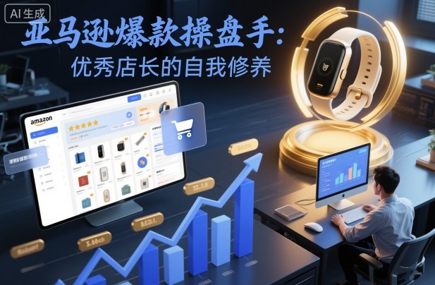 亚马逊爆款操盘手：优秀店长的自我修养-靠谱项目库