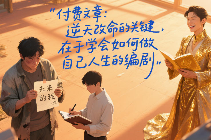 付费文章：逆天改命的关键，在于学会如何做自己人生的编剧-靠谱项目库