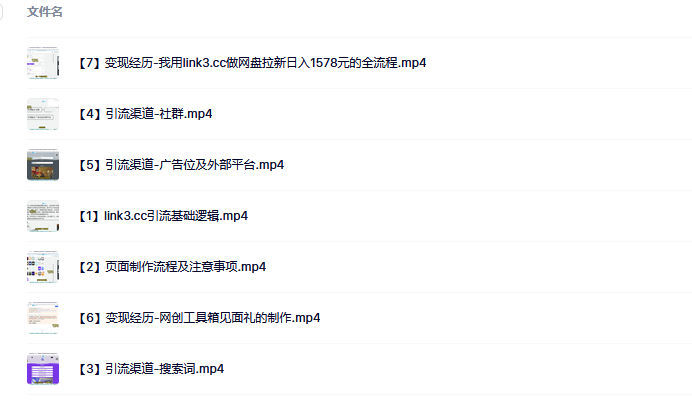 link3.cc聚合链接引流，日引流50＋精准粉-靠谱项目库