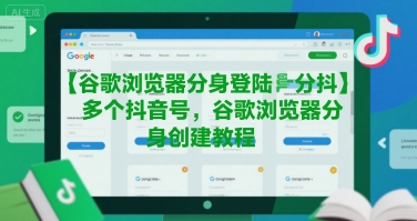 谷歌浏览器分身登陆多个抖音号，谷歌浏览器分身创建教程-靠谱项目库