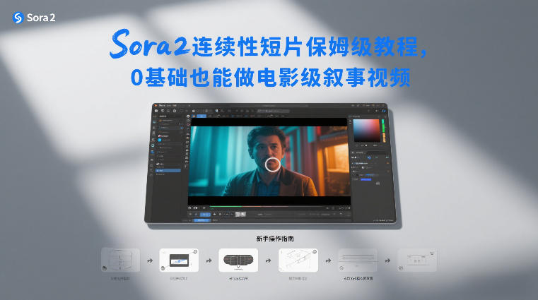 Sora2连续性短片保姆级教程，0基础也能做电影级叙事视频-靠谱项目库