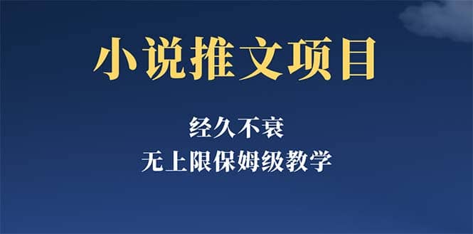 经久不衰的小说推文项目，单号月5-8k，保姆级教程，纯小白都能操作-靠谱项目库