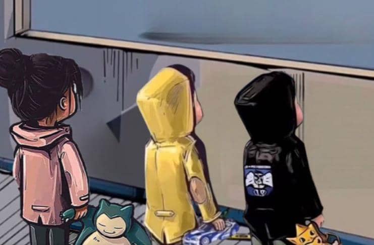 橱窗看车男孩汽车头像制作项目-靠谱项目库