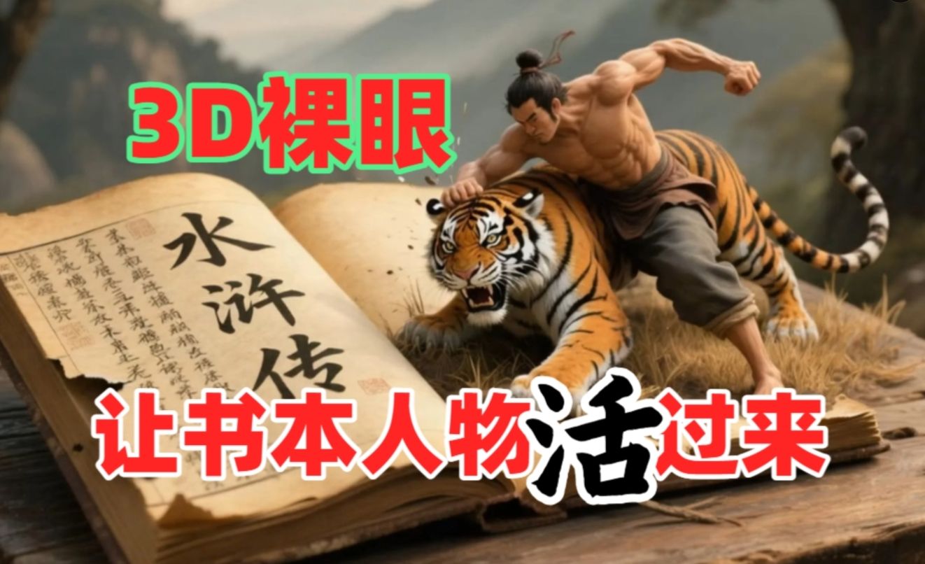 书本人物裸眼3D视频，一条视频收益过千，保姆级教程-靠谱项目库