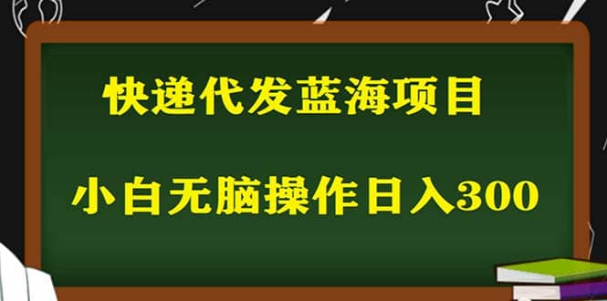 2023最新蓝海快递代发项目，小白零成本照抄-靠谱项目库