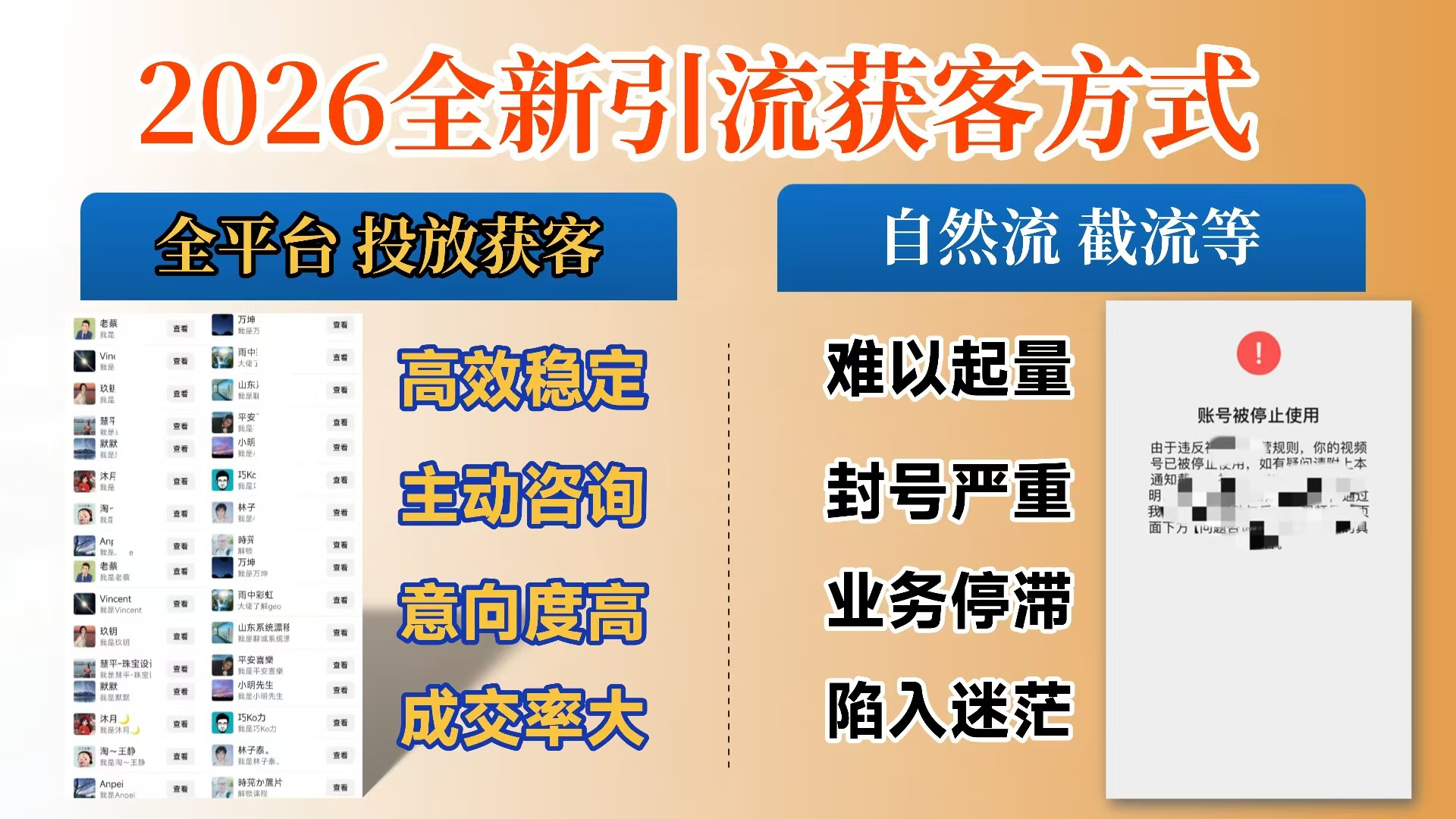 【首发】打破获客壁垒，如何利用投放实现财富自由与事业升级-靠谱项目库