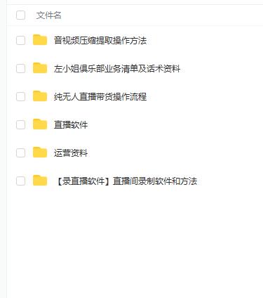 左小姐-直播带货俱乐部十三行、无人直播，全套教程附：工具、文档、话术资料-靠谱项目库