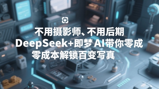 不用摄影师、不用后期，DeepSeek+即梦AI带你零成本解锁百变写真！-靠谱项目库