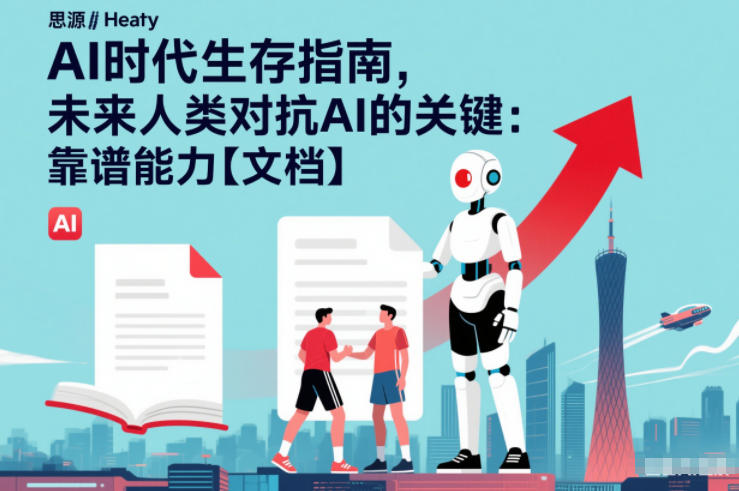 AI时代生存指南，未来人类对抗AI的关键：靠谱能力【文档】-靠谱项目库