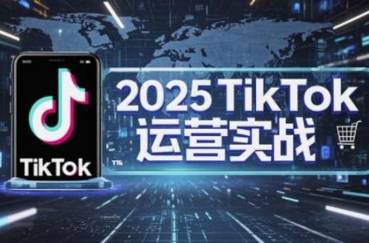 2025TikTok电商运营，掌握TikTok店铺运营核心技巧，实现低成本高转化-靠谱项目库