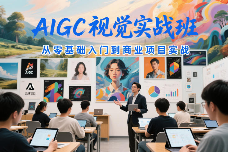 AIGC视觉实战班，从零基础入门到商业项目实战-靠谱项目库