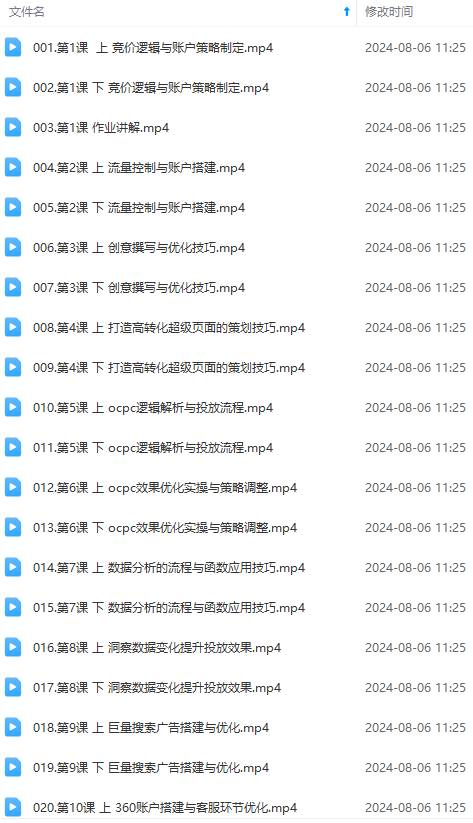 图片[2]-最新真实账户实战竞价教学，从新手到进阶，从后台操作到数据优化-靠谱项目库