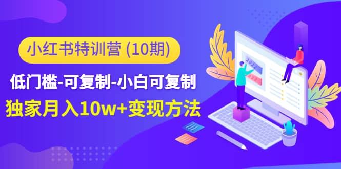 小红书特训营（第10期）低门槛-可复制-小白可复制-靠谱项目库