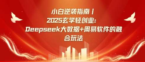 小白逆袭指南，2025玄学轻创业：Deepseek大数据+周易算法的融合玩法-靠谱项目库