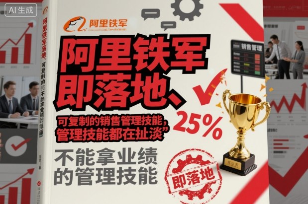 阿里铁军即落地、可复制的销售管理技能，不能拿业绩的管理技能都在扯淡-靠谱项目库