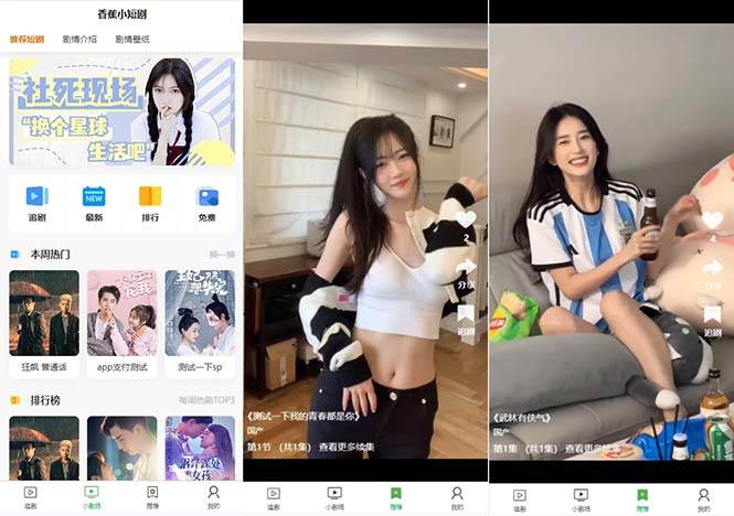（8542期）小剧场短剧影视系统源码 全开源 带支付收益+会员机制+代理推广等模式【…-靠谱项目库